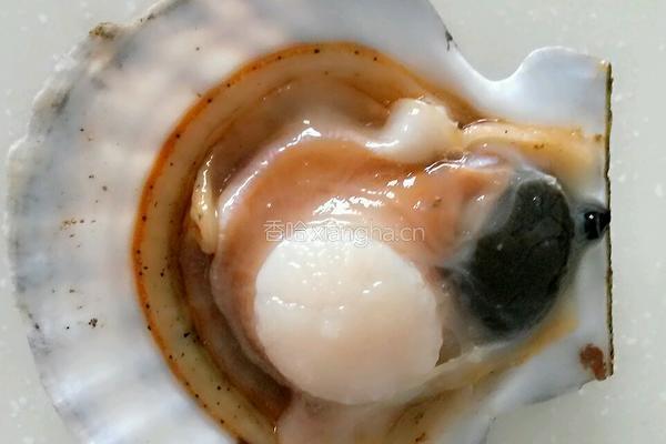 粉丝蒜蓉蒸扇贝的做法图解2