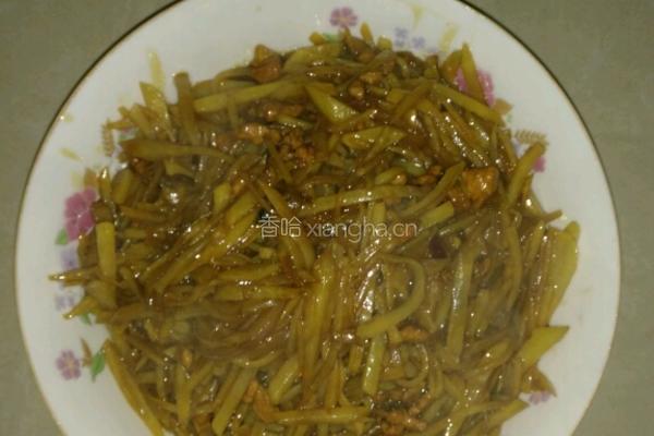 土豆丝炒肉的做法图解6