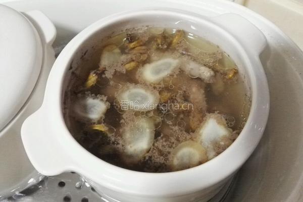 花旗参石斛瘦肉汤的做法图解8