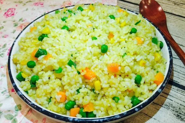 简易黄金蛋炒饭的做法图解9
