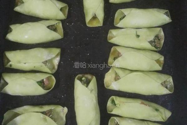 青汁锅贴的做法图解7
