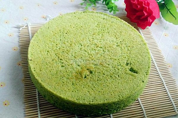 八寸菠菜戚风的做法图解12