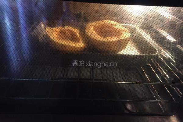 西餐烤焗意大利面条南瓜的做法图解5