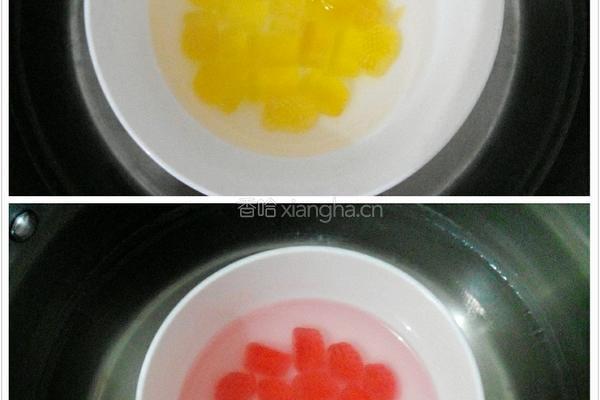 香滑果冻布丁的做法图解3