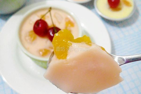 香滑果冻布丁的做法图解12