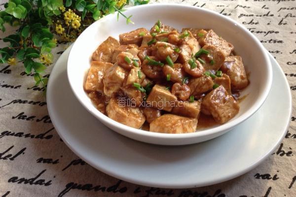 大虾红烧豆腐的做法图解8
