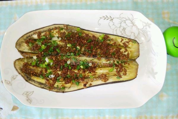 蒜香烤茄子的做法图解3