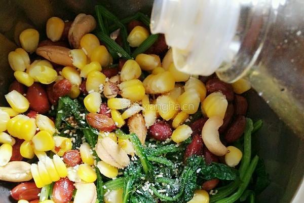 花生米拌菠菜的做法图解10
