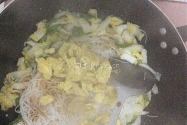 鸡蛋炒米粉的做法图解9