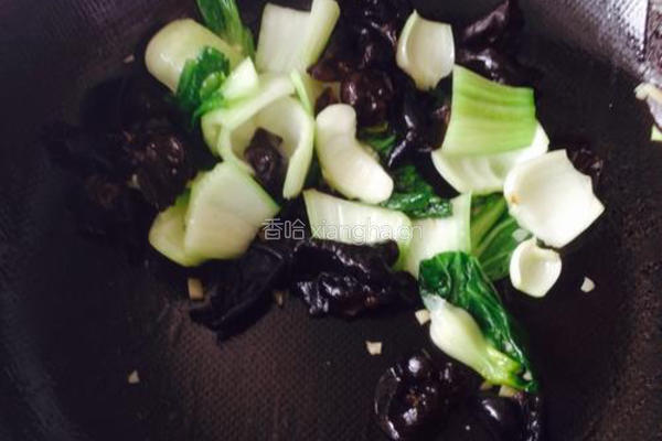 素炒木耳青菜的做法图解6