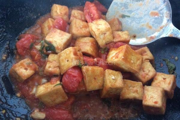 西红柿炒豆腐的做法图解11