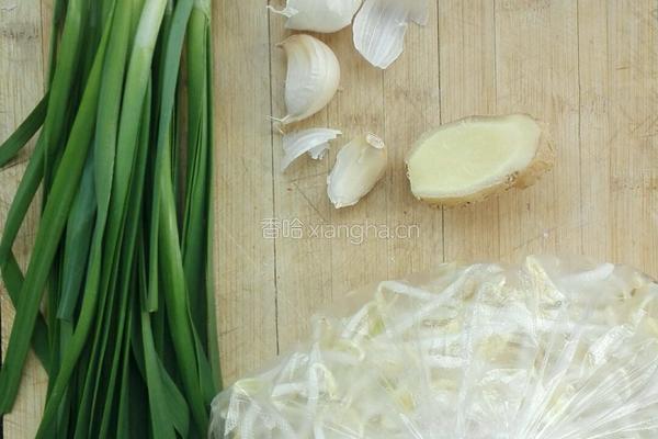 韭菜炒豆芽～家常菜的做法图解1