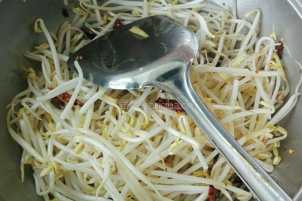 韭菜炒豆芽～家常菜的做法图解4