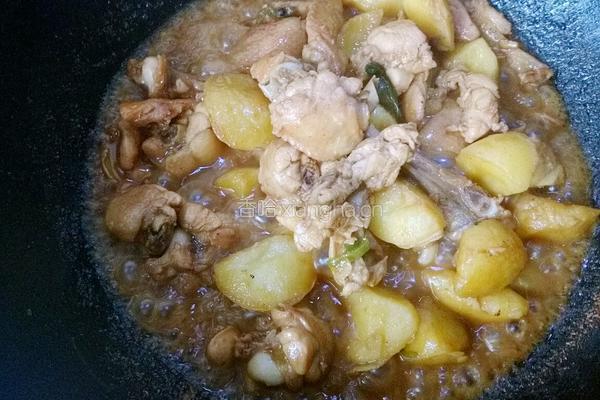 土豆焖鸡的做法图解9