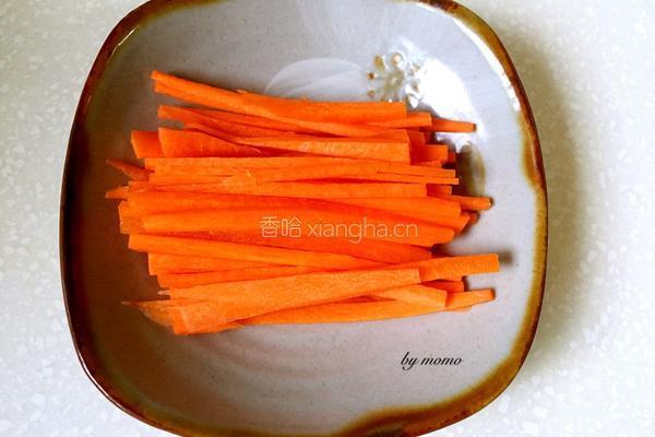 青椒炒豆干的做法图解3
