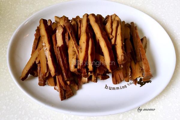 青椒炒豆干的做法图解2