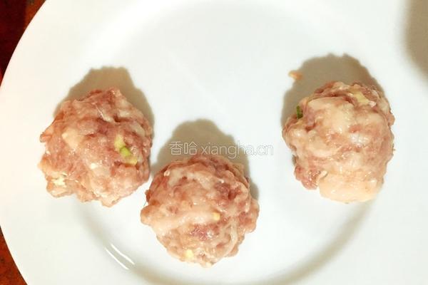 干炸丸子的做法图解4