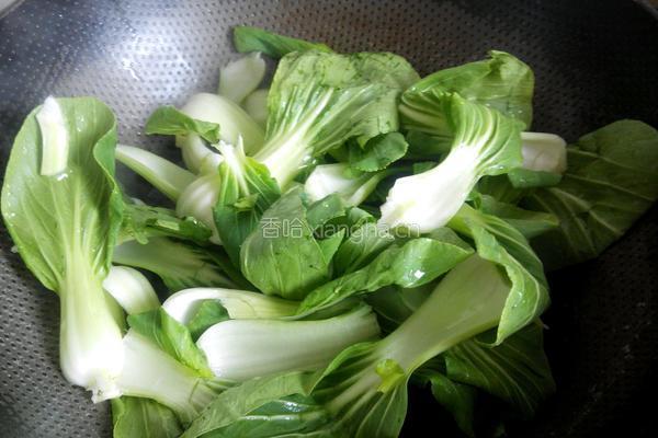 家常清炒油菜的做法图解4