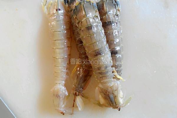 水煮皮皮虾的做法图解2