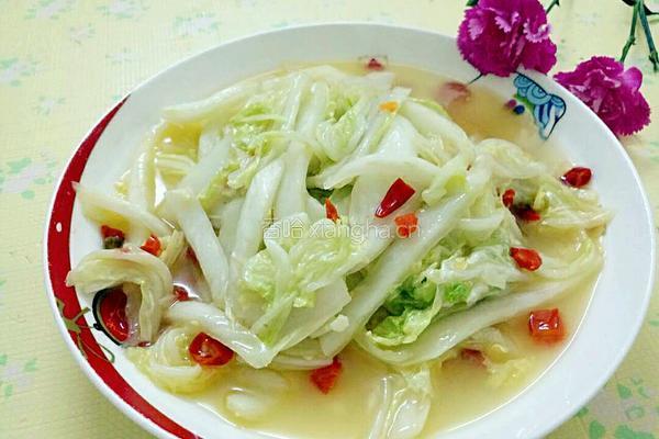 糖醋白菜的做法图解7