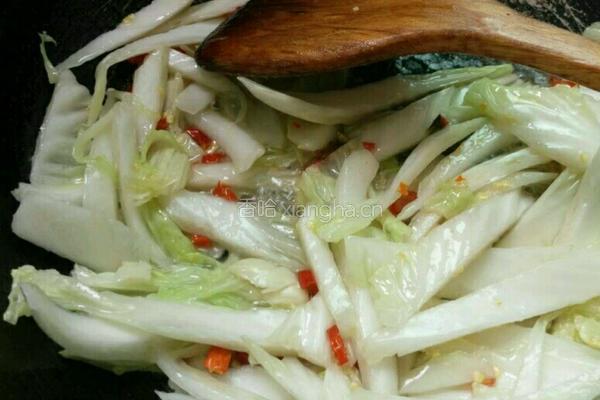 糖醋白菜的做法图解5