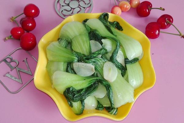 清炒油菜的做法图解11