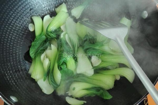 清炒油菜的做法图解7