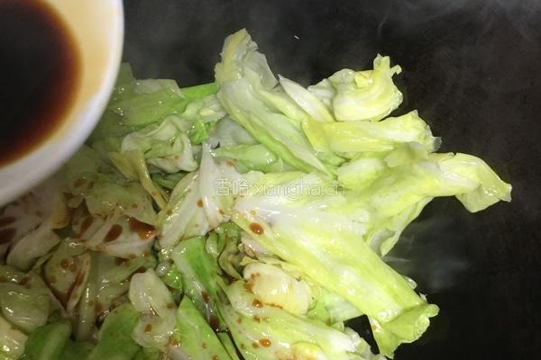 糖醋手撕包菜的做法图解6