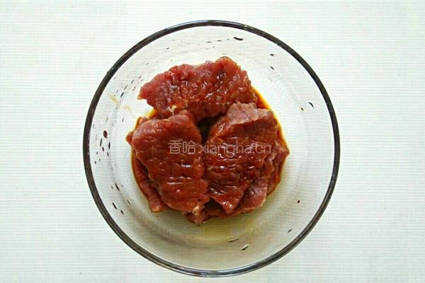 孜然牛肉的做法图解4
