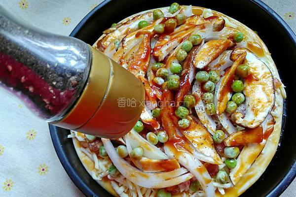 烤披萨的做法图解10
