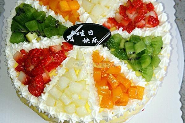 草莓芒果千层的做法图解8