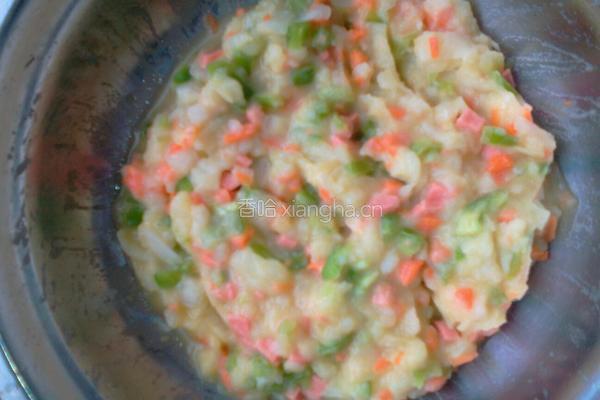 米饭土豆饼的做法图解4