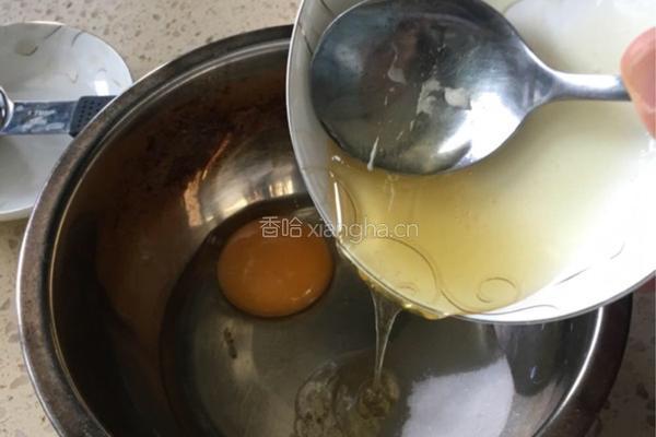 无水蜂蜜蛋糕的做法图解2