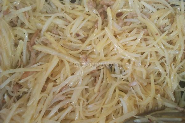 土豆炒肉丝的做法图解8