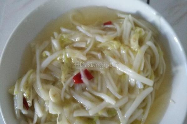 炝炒圆白菜的做法图解6