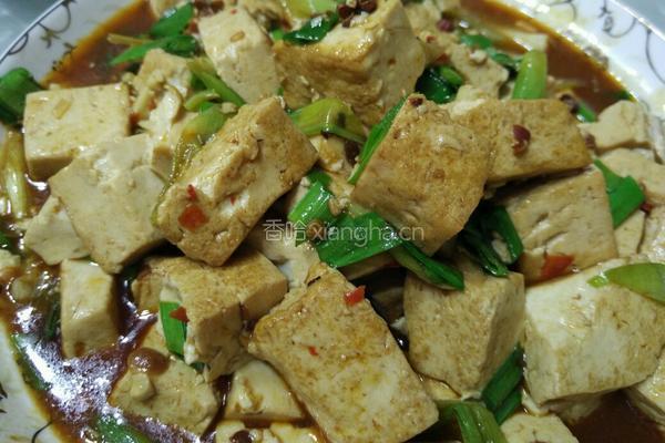 红烧豆腐的做法图解3