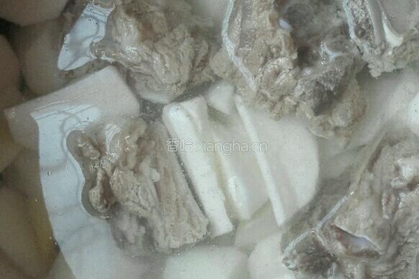 山药炖排骨的做法图解4