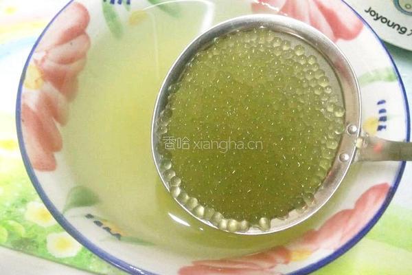 椰香芒果西米露的做法图解4