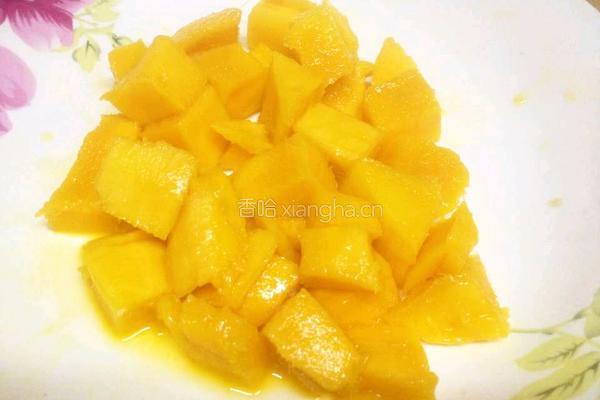 椰香芒果西米露的做法图解6