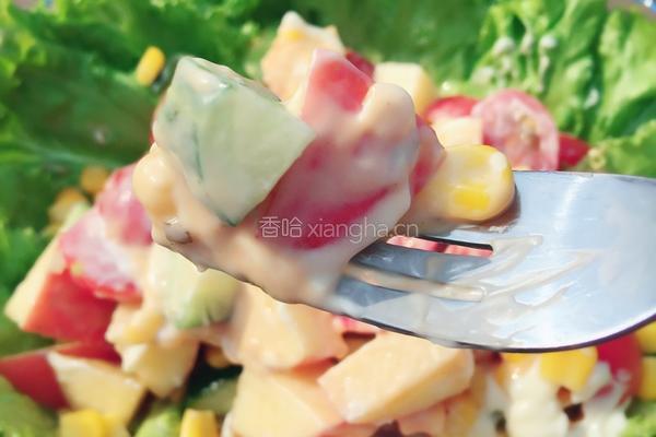 什锦蔬菜水果沙拉的做法图解10