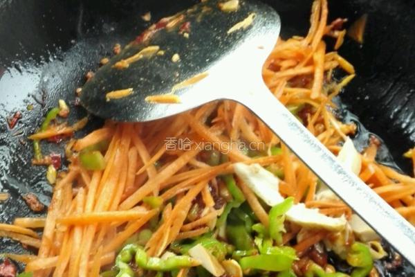 素鱼香肉丝的做法图解8