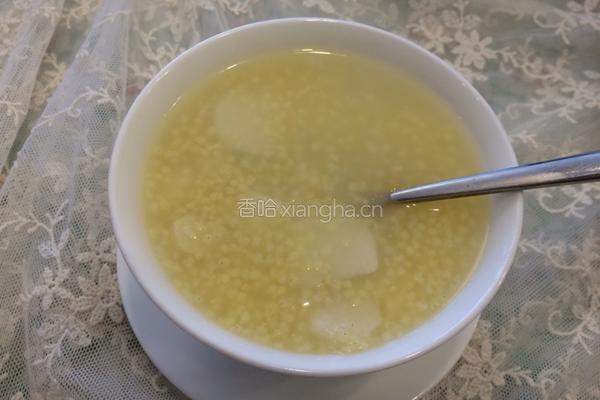 小米山药粥的做法图解5