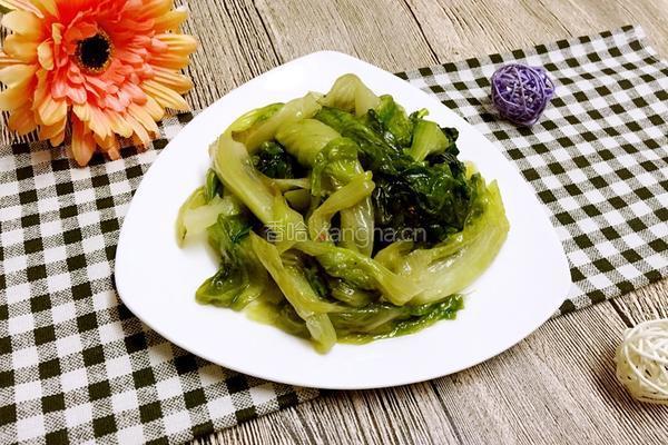 蒜蓉生菜的做法图解6
