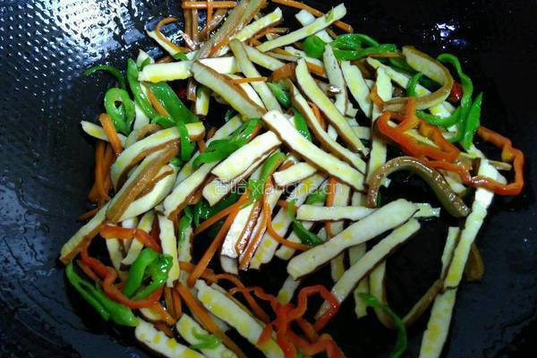 香辣豆腐干的做法图解5