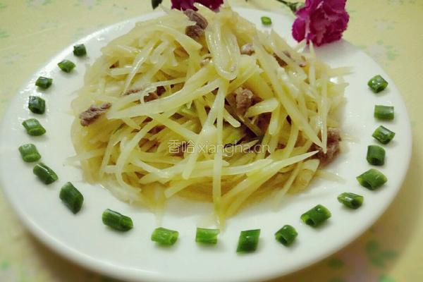 肉炒土豆丝的做法图解10
