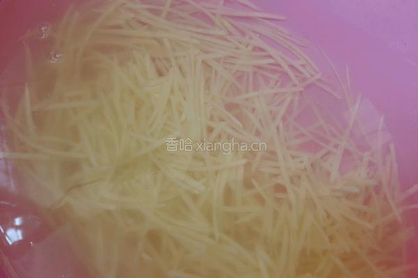 肉炒土豆丝的做法图解2