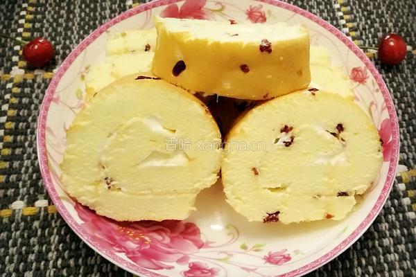 蔓越莓奶油蛋糕卷的做法图解15