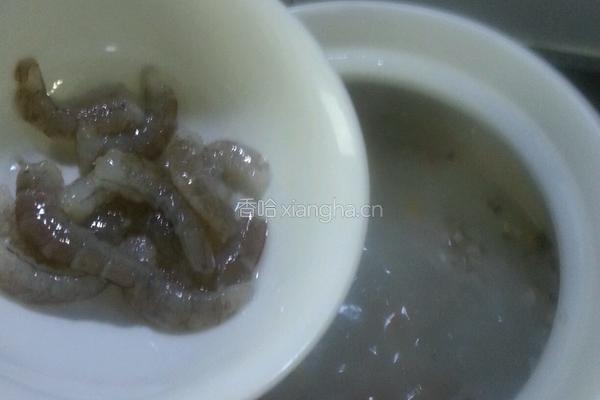 蘑菇鲜虾粥的做法图解5