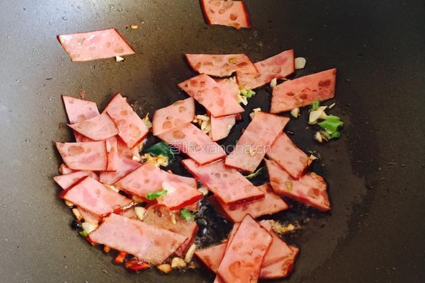 黄瓜炒火腿的做法图解5