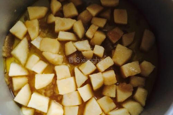 苹果糖心蛋糕的做法图解2